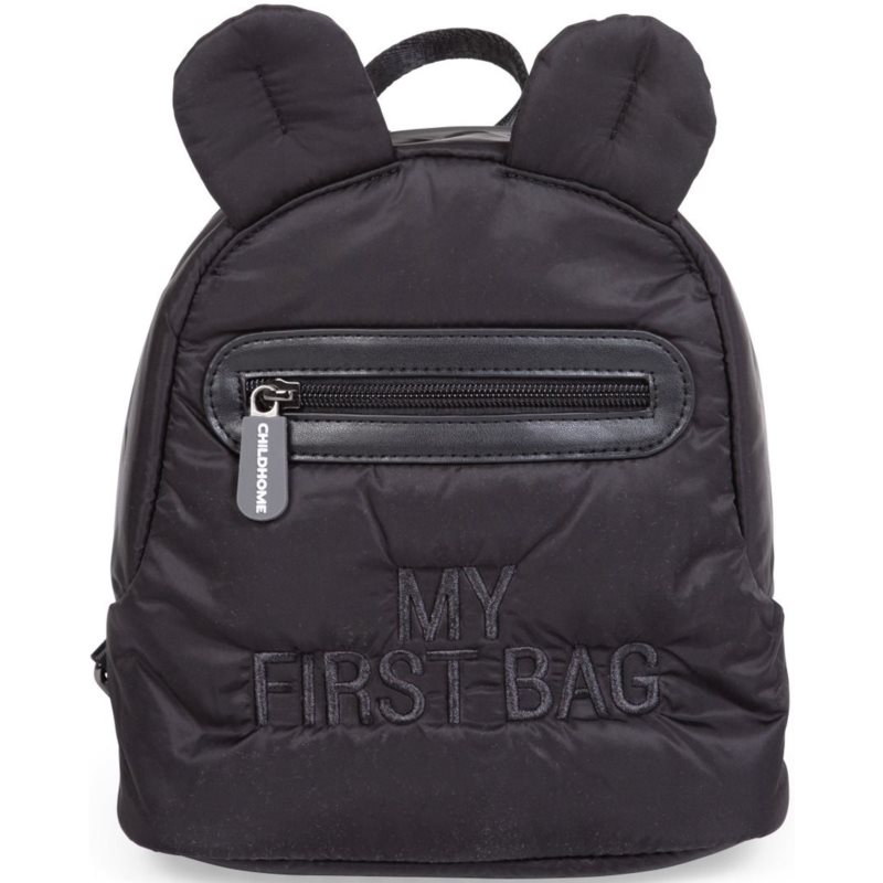 Childhome My First Bag Puffered Black Rucsac Pentru Copii 23 X 7 X 23 Cm 1 Buc