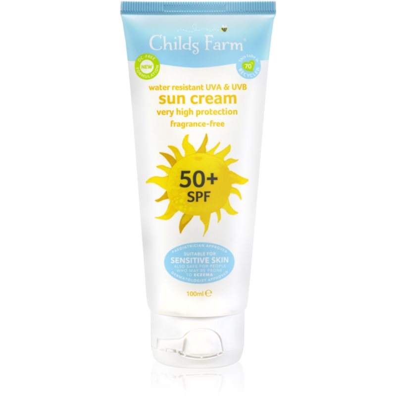 Childs Farm Sun Cream cremă pentru plaja SPF 50+ 100 ml