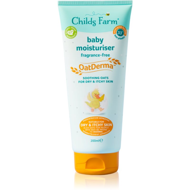 Childs Farm OatDerma Baby Moisturiser lapte de corp fara parfum pentru copii 200 ml