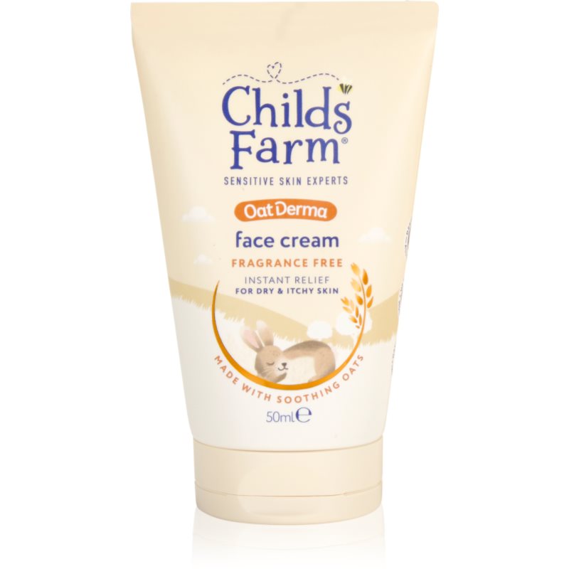 Childs Farm OatDerma Face Cream crema de fata fara parfum 50 ml Childs Farm OatDerma Face Cream crema de fata fara parfum 50 ml