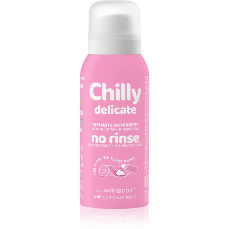 Chilly Delicate demachiant spumant delicat pentru igiena intima 100 ml