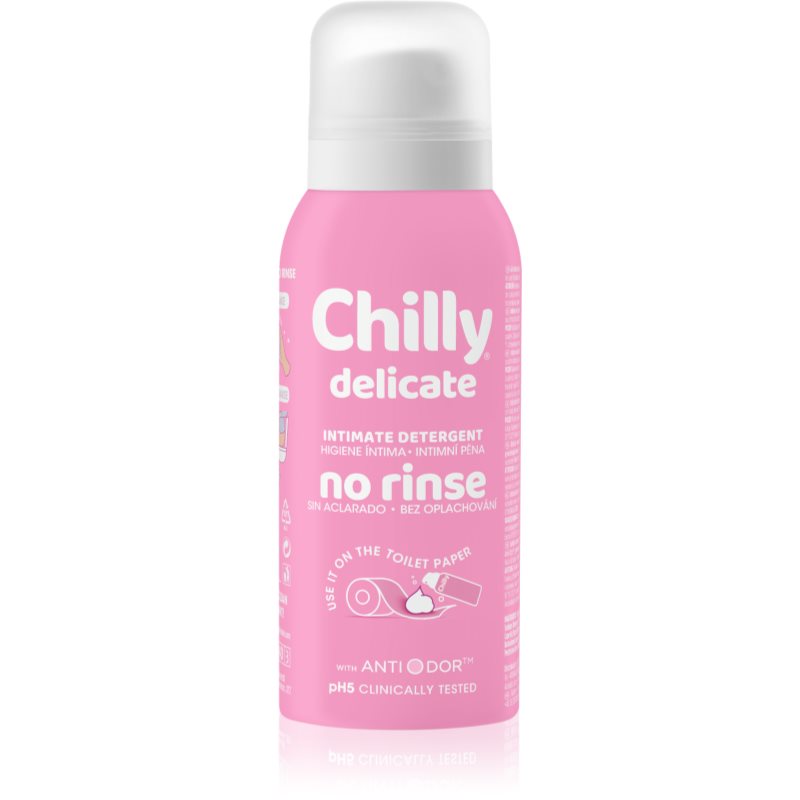 Chilly Delicate No Rinse demachiant spumant delicat pentru igiena intima 100 ml