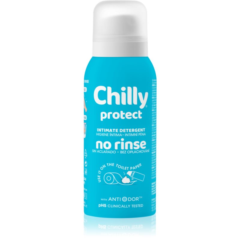 Chilly Protect spuma de curatat pentru igiena intima 100 ml