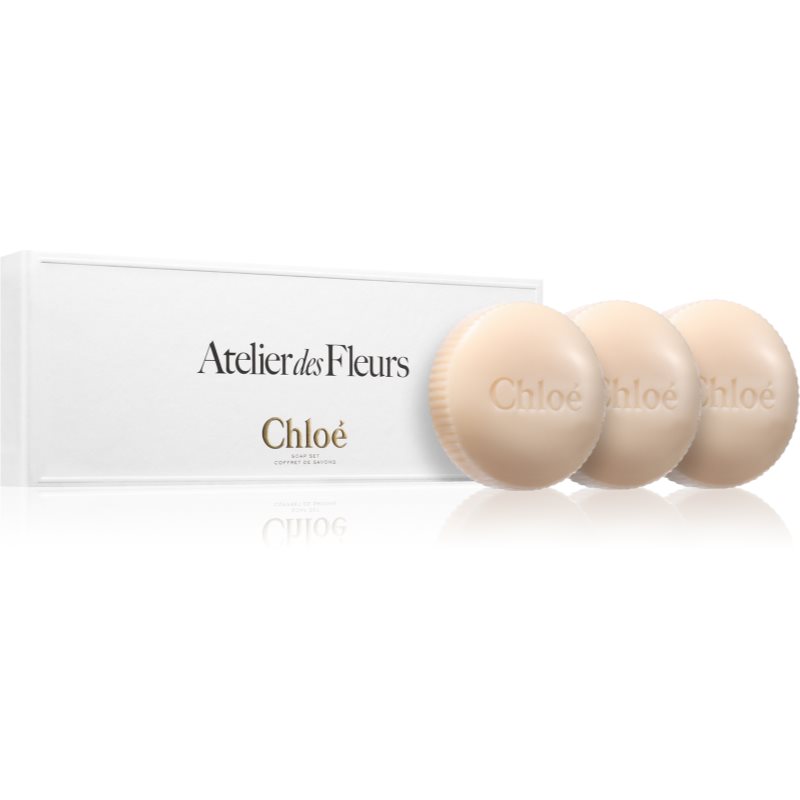 Chloé Atelier des Fleurs Trio Soap sapun delicat produs parfumat pentru femei Set