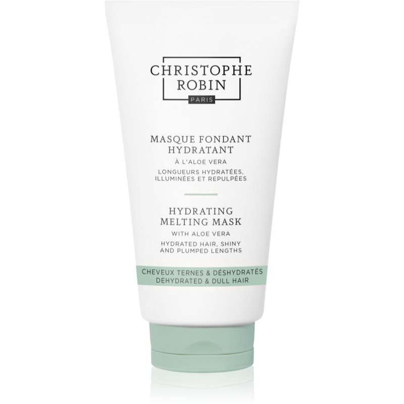 Christophe Robin Hydrating Melting Mask with Aloe Vera masca hidratanta pentru par uscat 75 ml