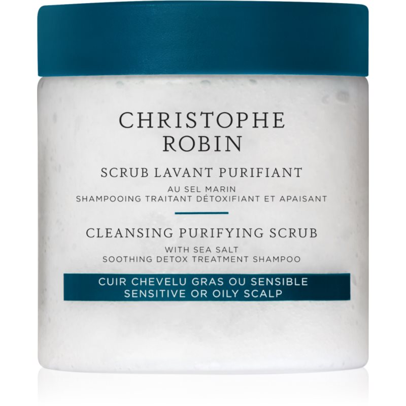 Christophe Robin Purifying Scrub With Sea Salt peeling de curățare…