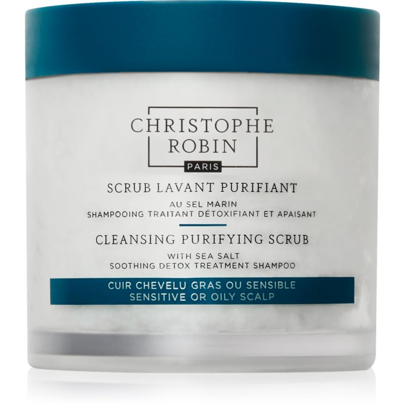 Christophe Robin Purifying Scrub With Sea Salt peeling de curățare…