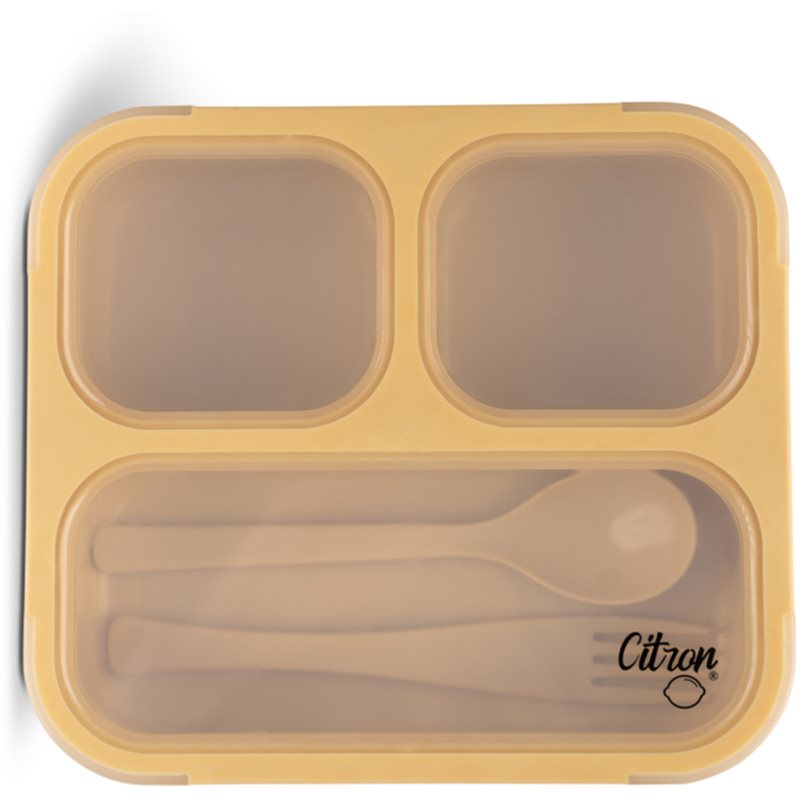 Citron Petit Bento cutie pentru alimente Yellow 16 x18 x4,8 cm 1 buc