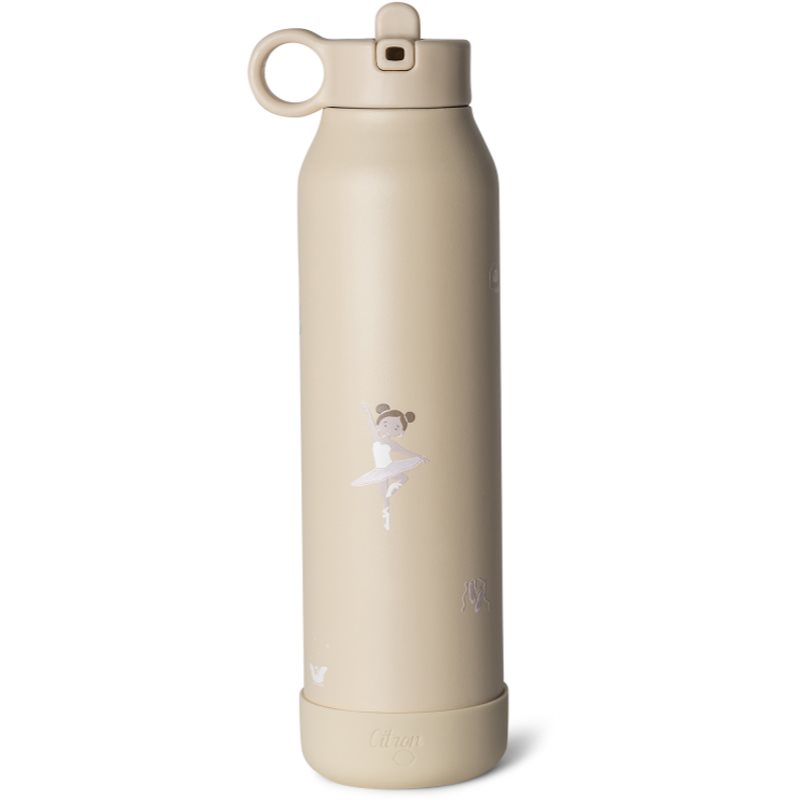 Citron Medium Water Bottle sticlă inoxidabilă pentru apă Ballerina 500 ml