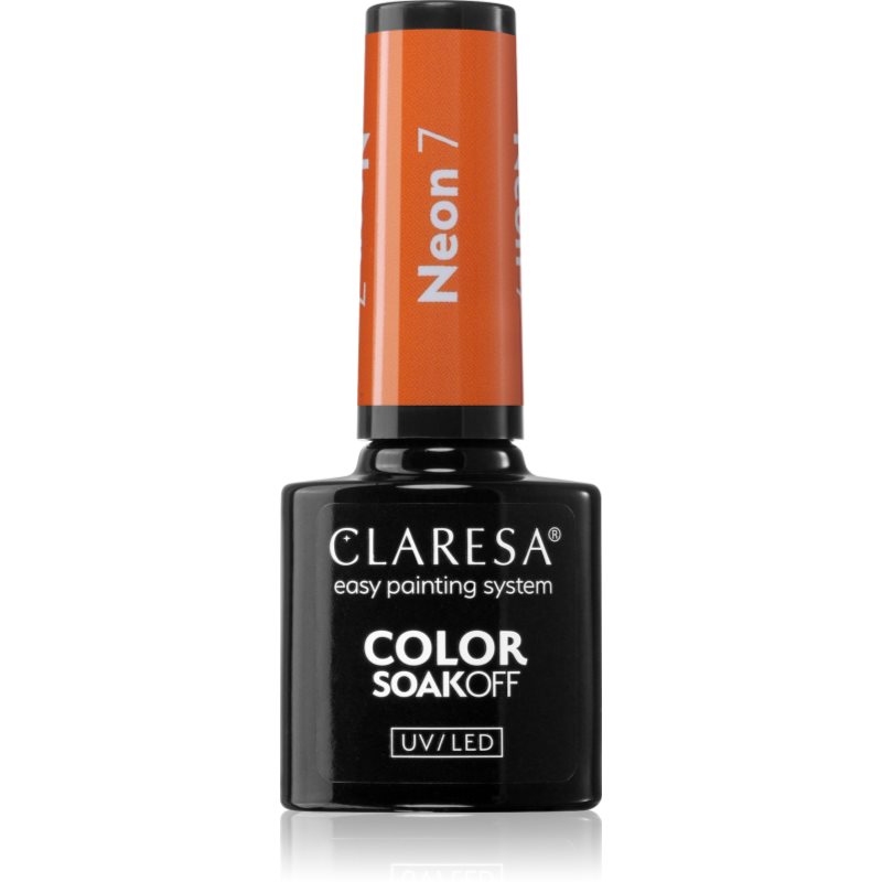 Claresa SoakOff UV/LED Color Neon lac de unghii sub forma de gel culoare 7 5 g