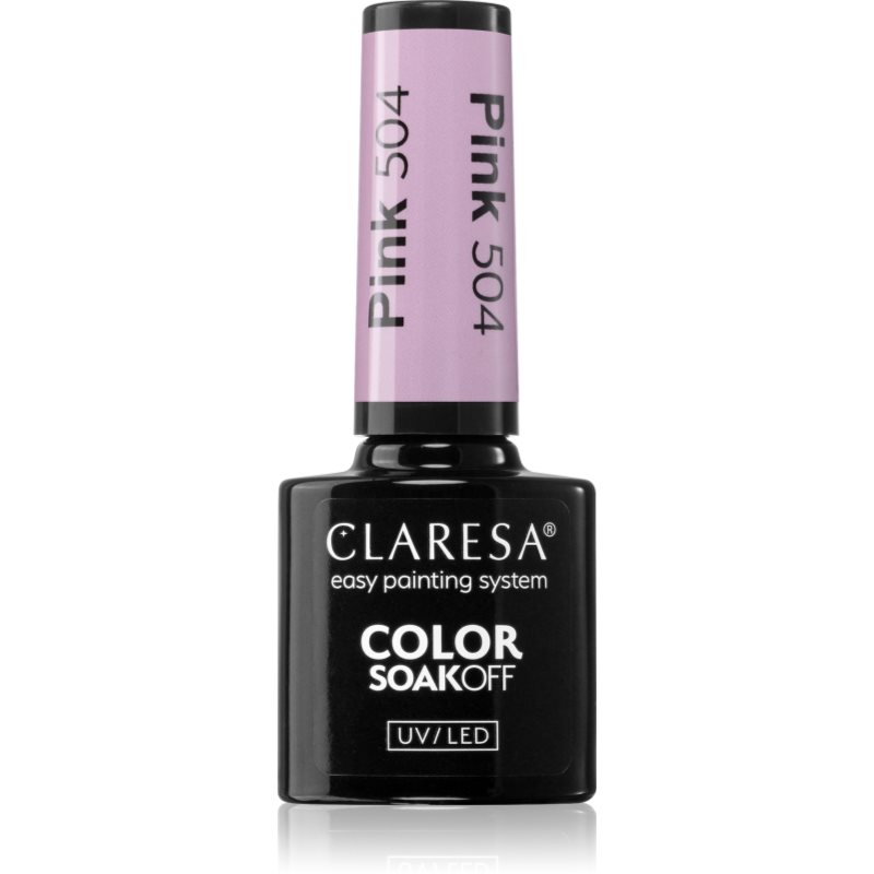 Claresa SoakOff UV/LED Color Balloon Journey Gel neglelak Skygge Pink 504 5 g