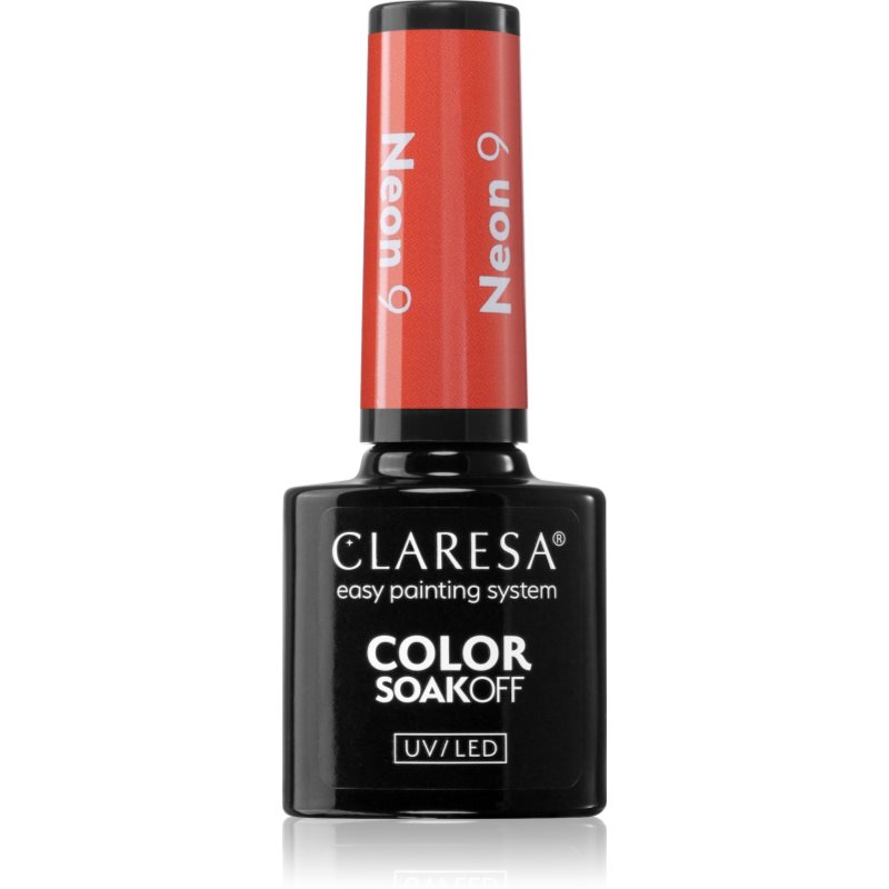 Claresa SoakOff UV/LED Color Neon lac de unghii sub forma de gel culoare 9 5 g