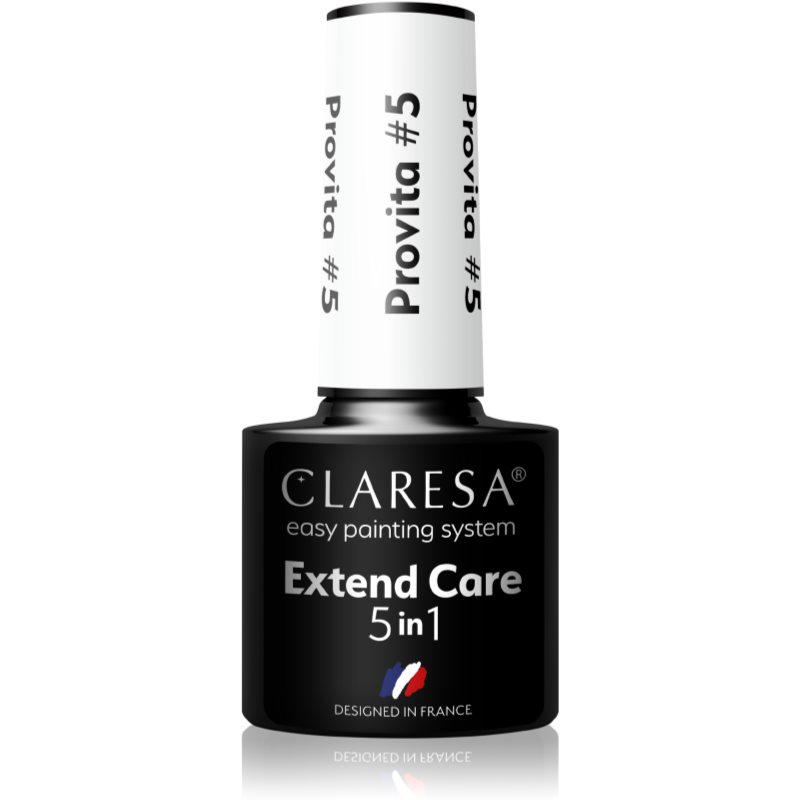 Claresa Extend Care 5 in 1 Provita baza gel pentru unghii efect regenerator culoare #5 5 g