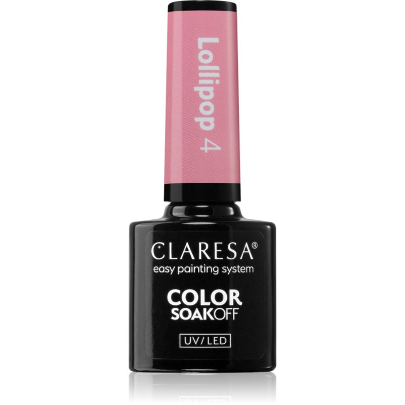 Claresa SoakOff UV/LED Color Lollipop lac de unghii sub forma de gel culoare 4 5 g