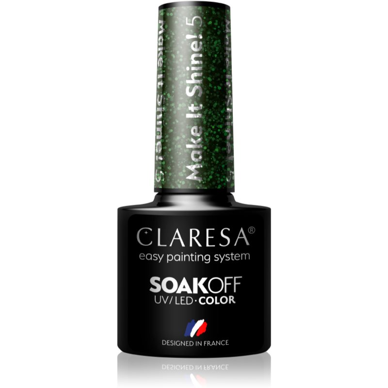 Claresa SoakOff UV/LED Color Make It Shine! lac de unghii sub forma de gel culoare 5 5 g