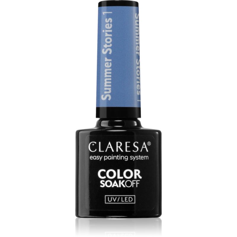 Claresa SoakOff UV/LED Color Summer Stories lac de unghii sub forma de gel culoare 1 5 g