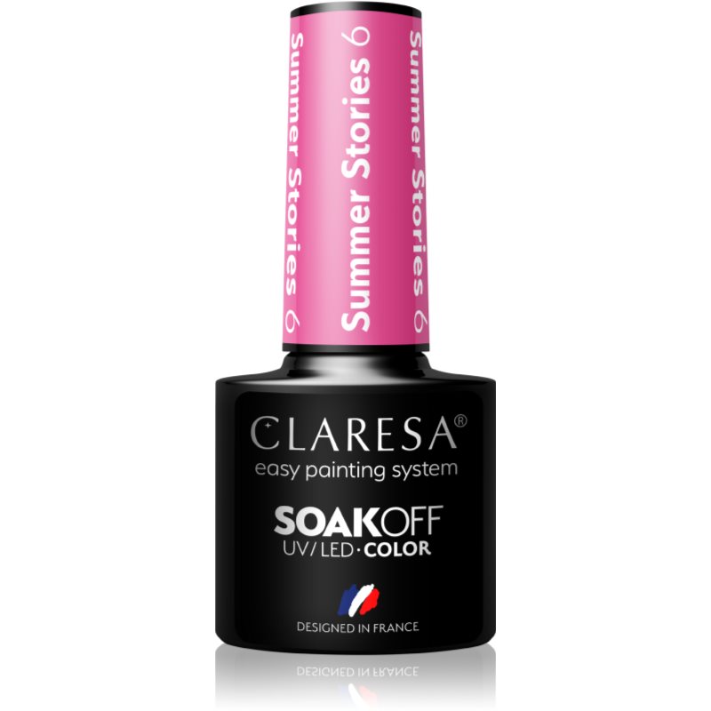 Claresa SoakOff UV/LED Color Summer Stories lac de unghii sub forma de gel culoare 6 5 g