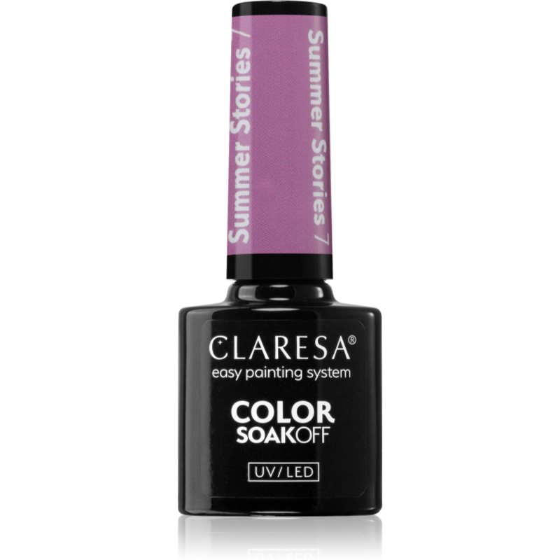 Claresa SoakOff UV/LED Color Summer Stories lac de unghii sub forma de gel culoare 7 5 g