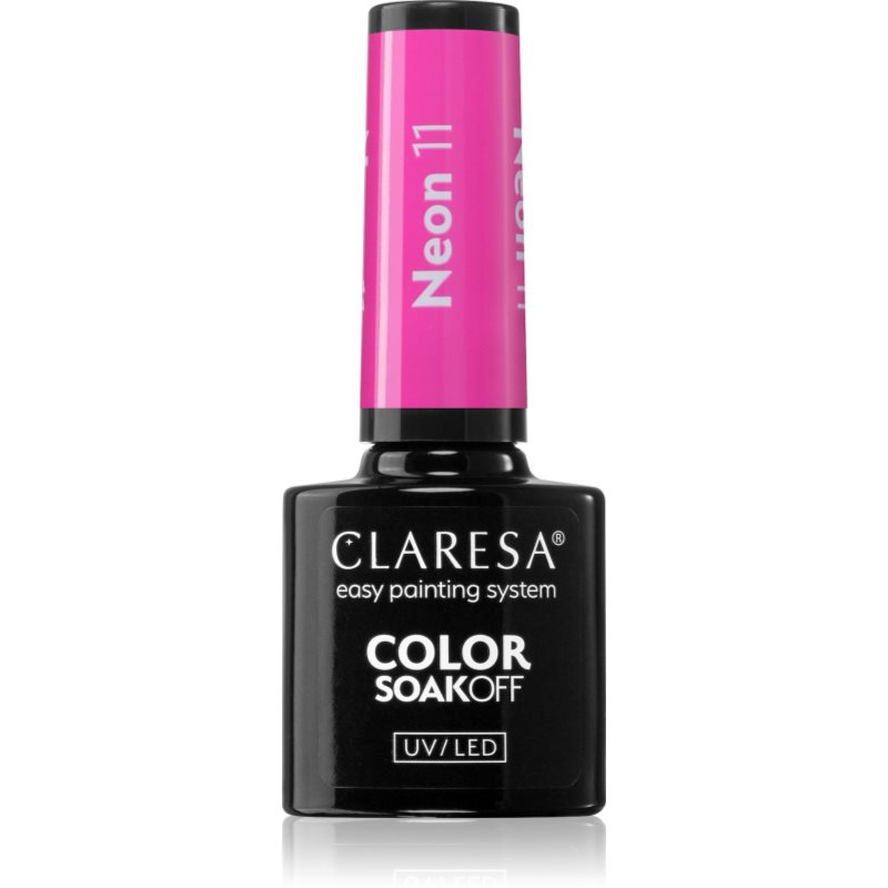 Claresa SoakOff UV/LED Color Neon lac de unghii sub forma de gel culoare 11 5 g