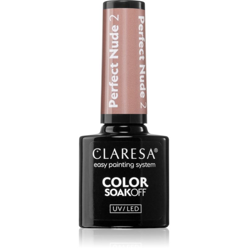 Claresa SoakOff UV/LED Color Perfect Nude lac de unghii sub forma de gel culoare 2 5 g