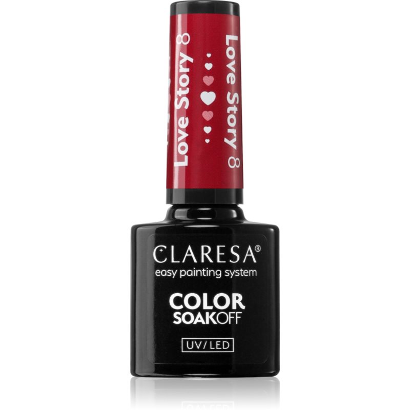 Claresa SoakOff UV/LED Color Love Story lac de unghii sub forma de gel culoare 8 5 g