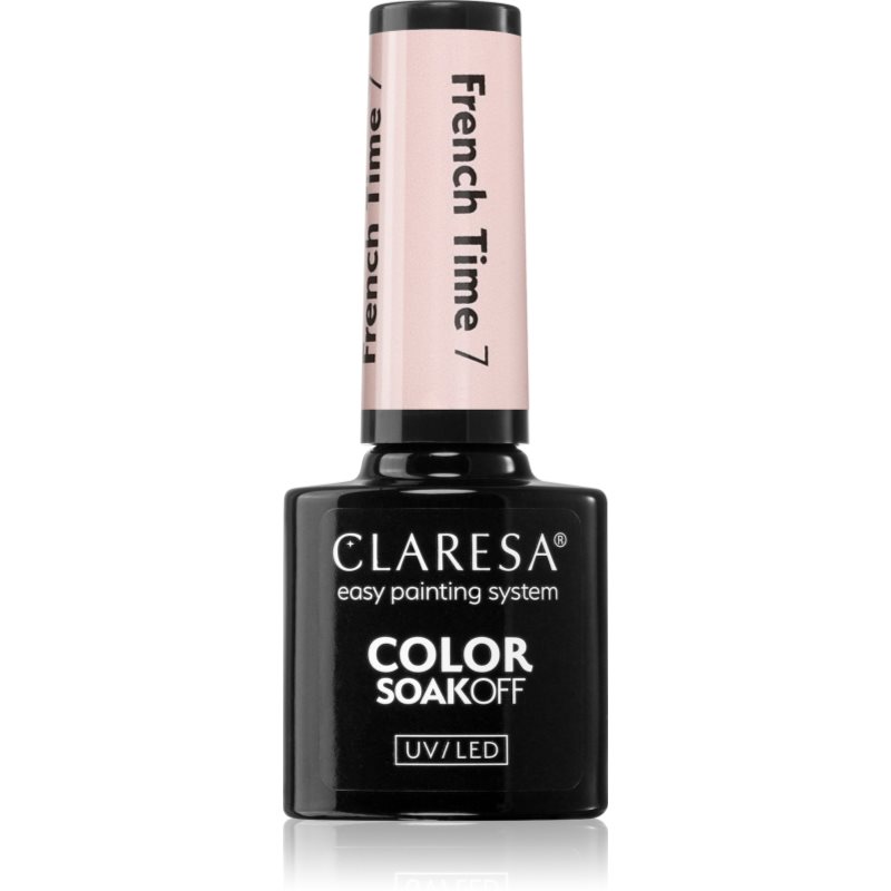Claresa SoakOff UV/LED Color French Time unghii cu gel folosind UV / lampă cu LED culoare 7 5 g