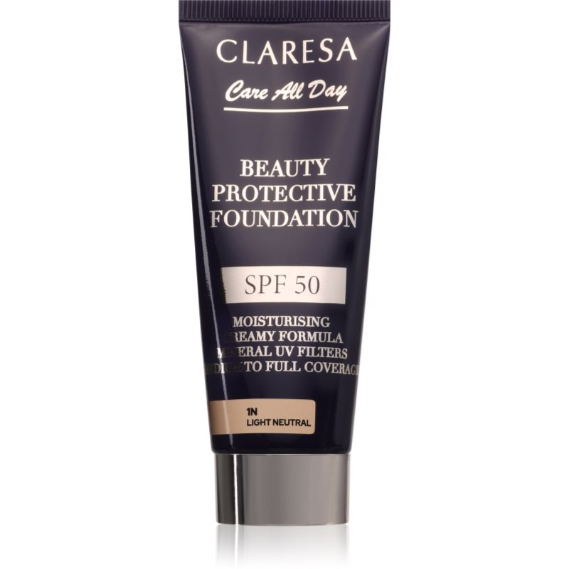 Claresa Care All Day Beauty Protective Foundation machiaj de protectie SPF 50 culoare 1N Light Neutral 30 ml