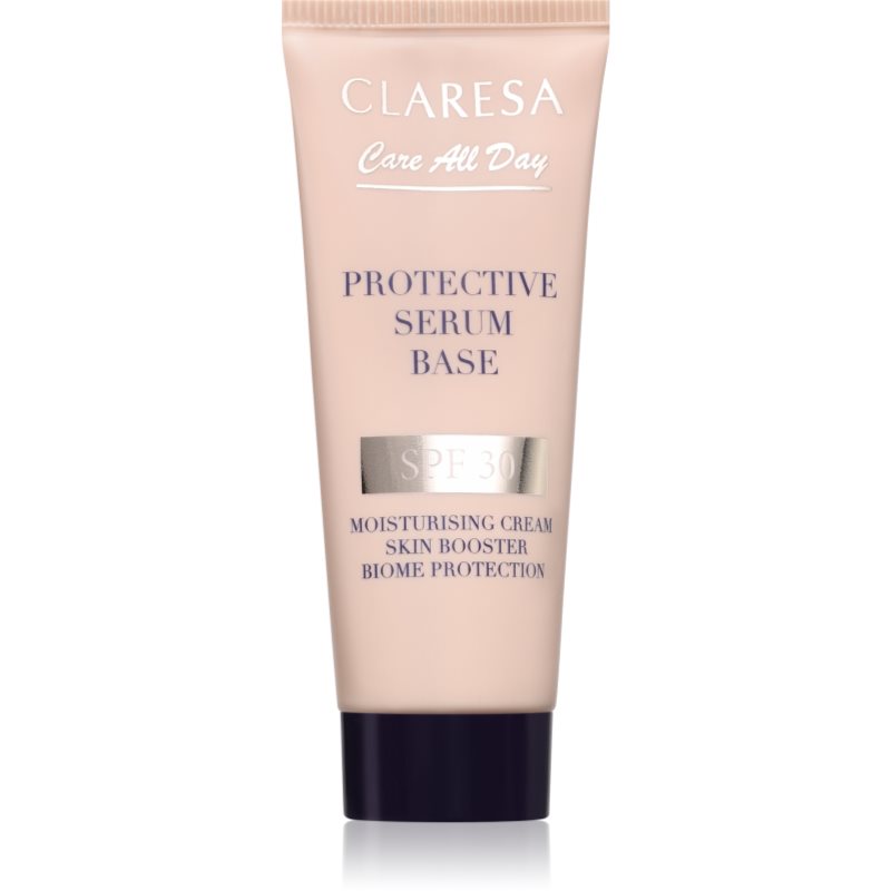 Claresa Care All Day Protective Serum Base ser facial hidratant protectia pielii SPF 30 Universal 30 ml