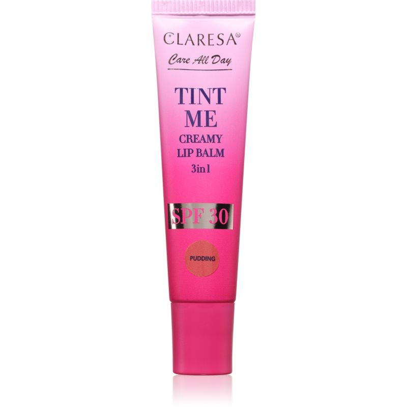 Claresa Tint Me Creamy Lip Balm balsam de buze cu efect de hidratare culoare Pudding 12 ml
