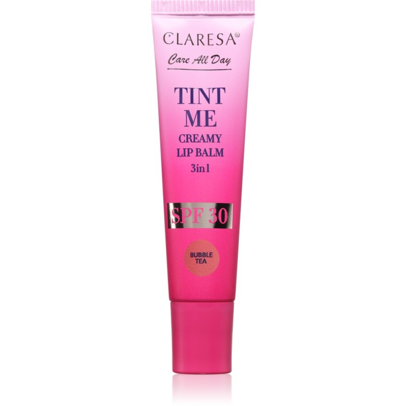 Claresa Tint Me Creamy Lip Balm balsam de buze cu efect de hidratare culoare Bubbletea 12 ml