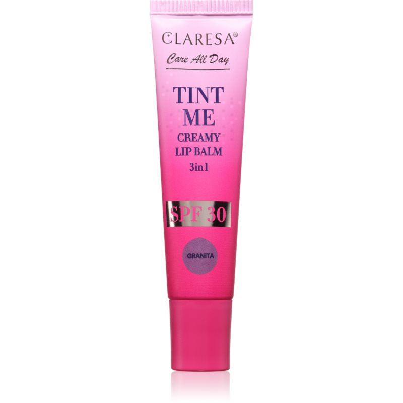 Claresa Tint Me Creamy Lip Balm balsam de buze cu efect de hidratare culoare Granita 12 ml