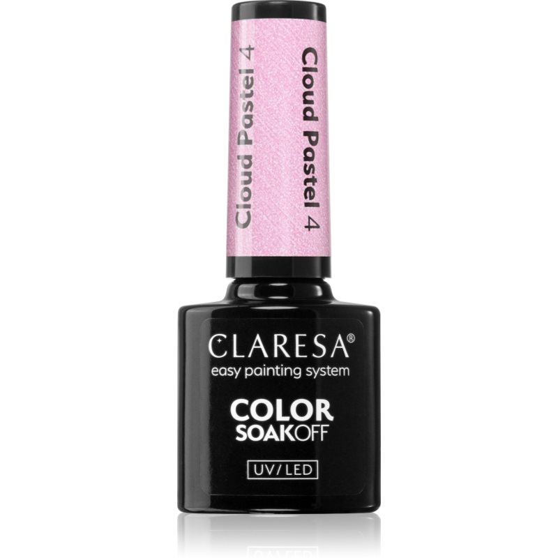 Claresa SoakOff UV/LED Color Cloud Pastel unghii cu gel folosind UV / lampă cu LED culoare 4 5 g