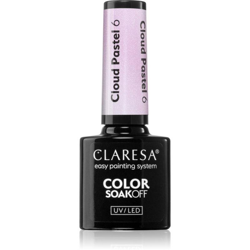 Claresa SoakOff UV/LED Color Cloud Pastel unghii cu gel folosind UV / lampă cu LED culoare 6 5 g
