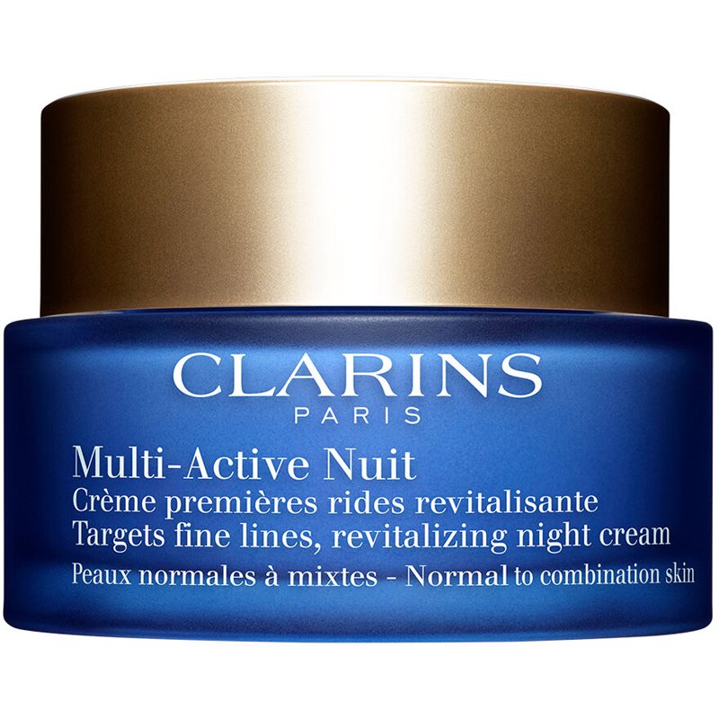 Clarins Multi-active Nuit Revitalizing Night Cream Crema De Noapte Revitalizanta Pentru Riduri Fine. Pentru Piele Normala Si Mixta 50 Ml