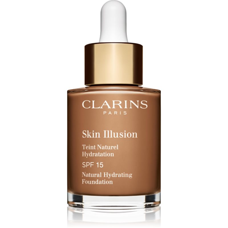 Clarins Skin Illusion Natural Hydrating Foundation makeup radiant cu hidratare SPF 15 culoare 115 30 ml