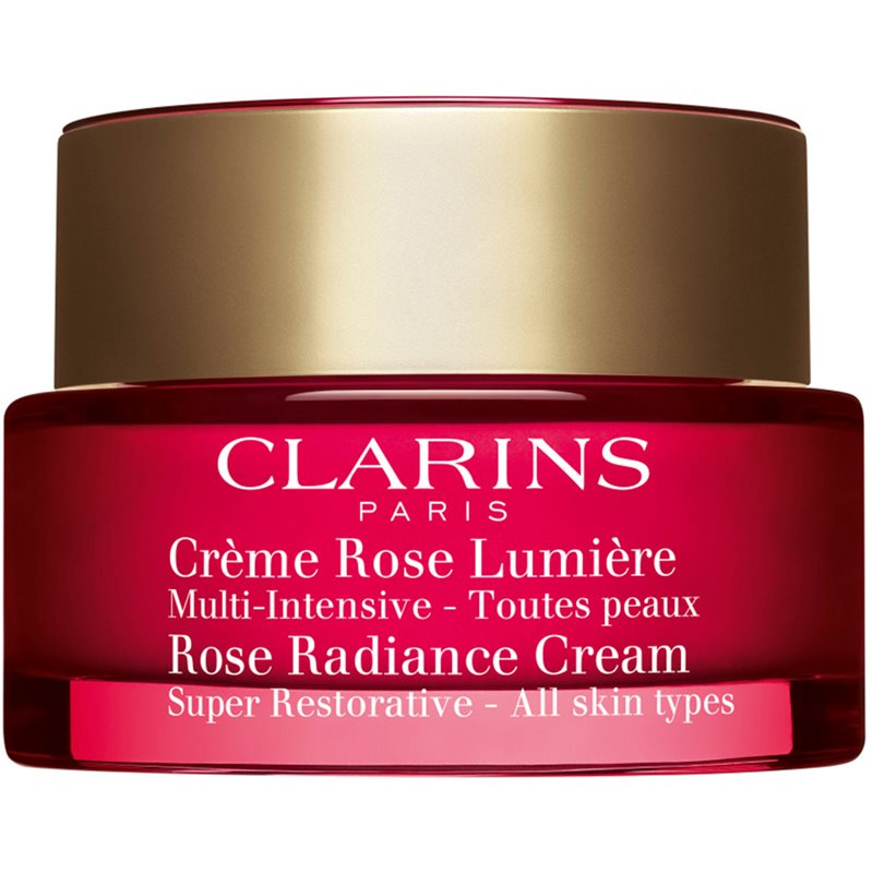 Clarins Rose Radiance Cream Super Restorative Crema De Zi Cu Efect De Anti Imbatranire Antirid 50 Ml