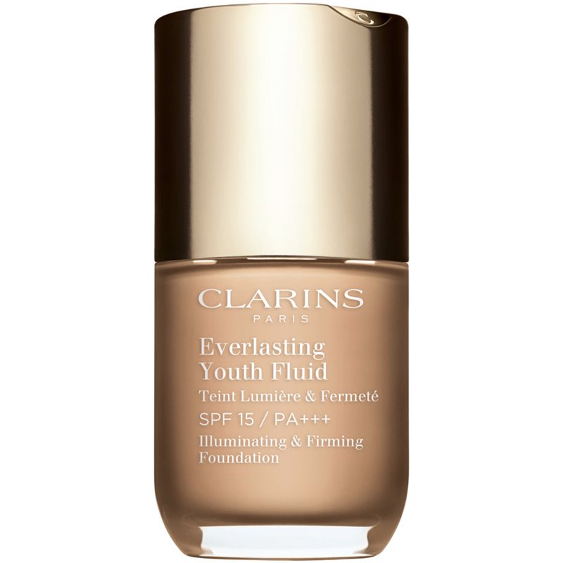 Clarins Everlasting Youth Fluid Make-up Pentru Luminozitate Spf 15 Culoare 108.3 Organza 30 Ml