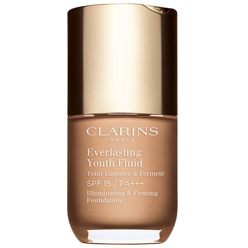 Clarins Everlasting Youth Fluid make-up pentru luminozitate SPF 15 culoare 110 Honey 30 ml