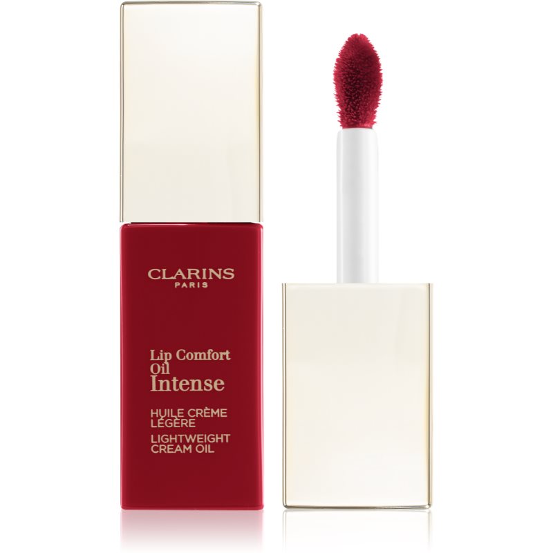 Clarins Lip Comfort Oil Intense ulei luciu de buze cu efect de nutritiv culoare 07 Intense Red 7 ml