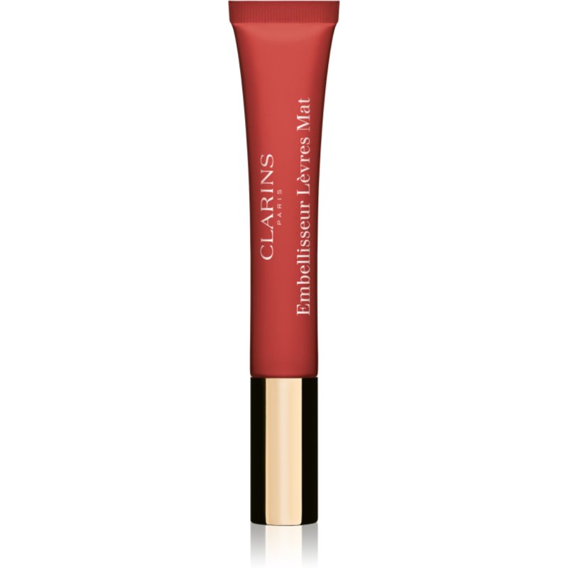 Clarins Lip Perfector Velvet luciu de buze cremos culoare 02 Velvet Rosewood 12 ml