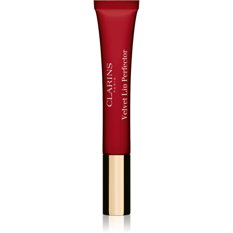 Clarins Lip Perfector Velvet luciu de buze cremos culoare 03 Velvet Red 12 ml