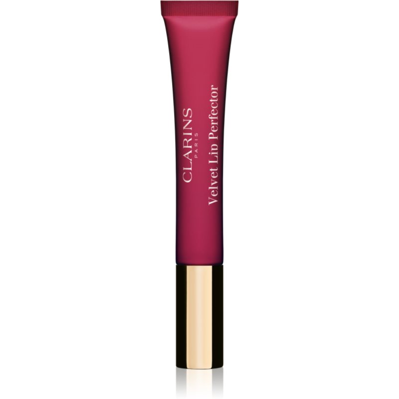 Clarins Lip Perfector Velvet luciu de buze cremos culoare 04 Velvet Raspberry 12 ml