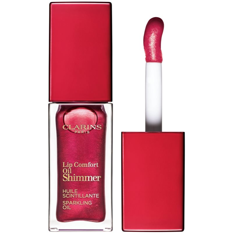 Clarins Lip Comfort Oil Shimmer ulei pentru buze culoare 08 Burgundy Wine 7 ml