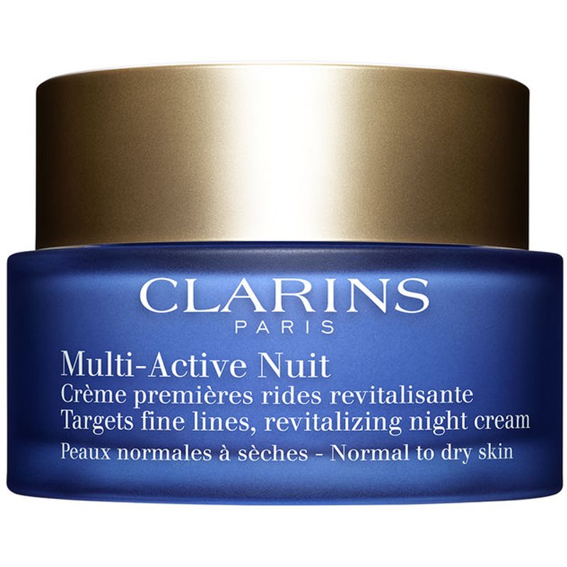 Clarins Multi-active Nuit Revitalizing Night Cream Crema De Noapte Revitalizanta Pentru Riduri Fine. Pentru Piele Normala Si Uscata 50 Ml
