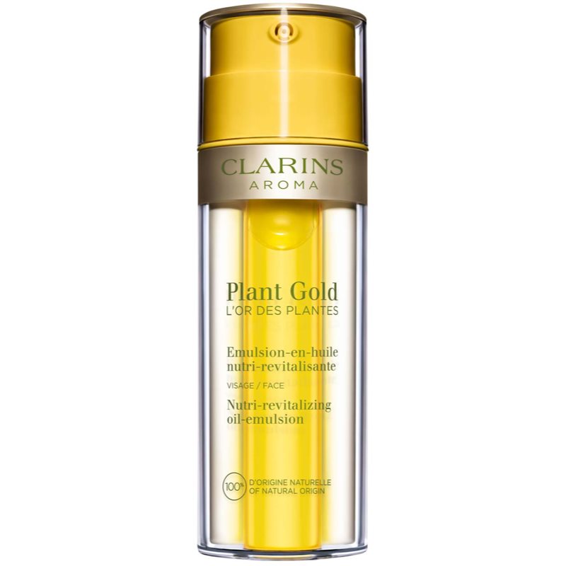 Clarins Plant Gold Nutri-revitalizing Oil-emulsion Ulei Hranitor Pentru Piele 2 In 1 35 Ml