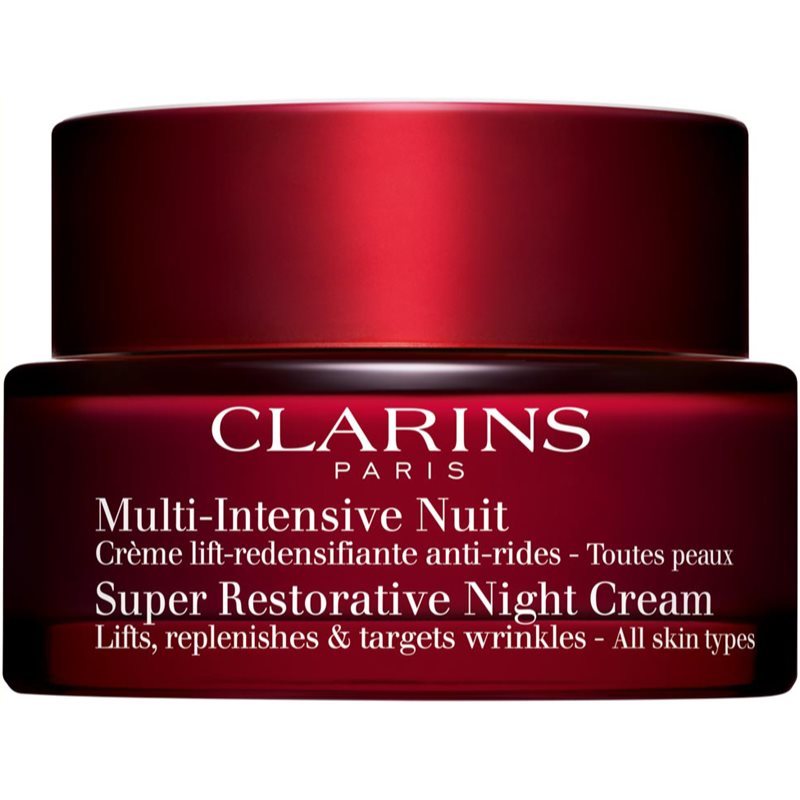 Clarins Super Restorative Night Cream Crema De Noapte Pentru Toate Tipurile De Ten 50 Ml