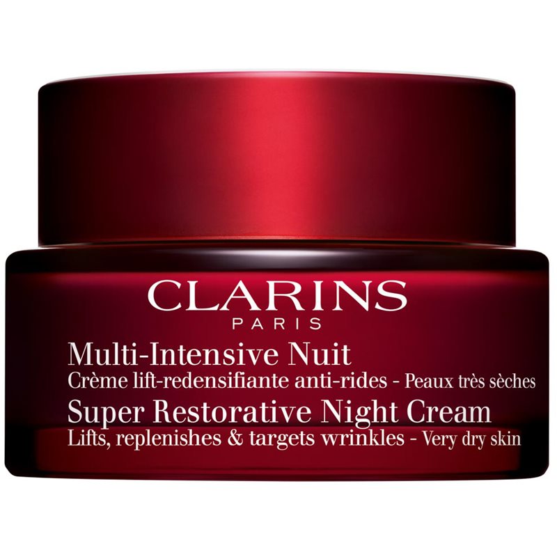 Clarins Super Restorative Night Cream Crema De Noapte Uscata Si Foarte Uscata 50 Ml