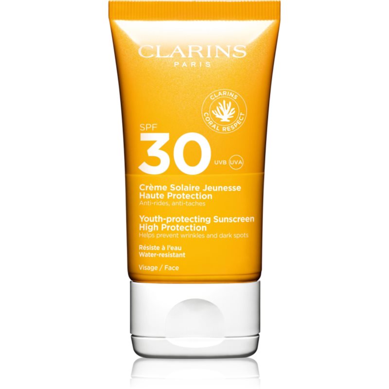 Clarins Youth-Protecting Sunscreen High Protection crema de soare pentru fata SPF 30 50 ml