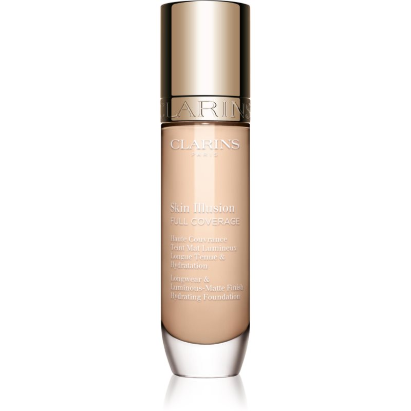 Clarins Skin Illusion Hydrating Foundation fond de ten cu acoperire ridicată culoare 100.5W 30 ml