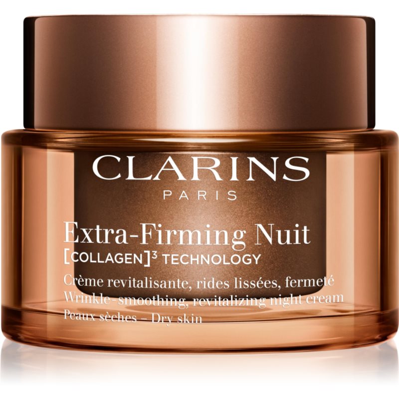 Clarins Extra-Firming Night Cream crema de noapte anti-riduri cu efect de lifting pentru tenul uscat 50 ml